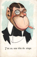 ILLUSTRATEUR - T'en A Une Tête De Singe - Colorisé - Carte Postale Ancienne - Sonstige & Ohne Zuordnung