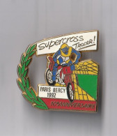 PIN’S THÈME  MOTO  SUPER CROSS TRACER  PARIS  BERCY 1992 - Motorfietsen