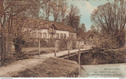 RARE  28 BLEVY LA PASSERELLE SUR LA BLAISE AU MOULIN - Blévy