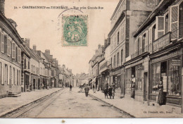 Châteauneuf-en-Thimerais Animée Grande Rue Commerces - Châteauneuf