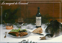 Recettes De Cuisine - Magret De Canard - Bouteille De Vin - Gastronomie - CPM - Voir Scans Recto-Verso - Recipes (cooking)