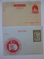 Empereur Ottoman Et Turquie Lot De 2 Entier Postales/Ottoman Emperor & Turkey Lot Of 2 Stationery Postcards See Pictures - Lettres & Documents