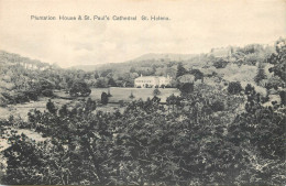 ST. HELENA Plantation House And St. Paul`s Cathedral - Santa Helena