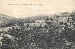 ST. HELENA Plantation House And St. Paul`s Cathedral - Sainte-Hélène