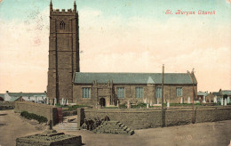 ROYAUME-UNI - Angleterre - St Buryan - Église - Carte Postale Ancienne - Otros & Sin Clasificación