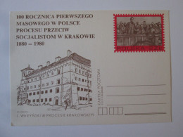 Pologne Entier Postal 1980 Voir Les Photos/Poland Stationery Postcard 1980 See Pictures - Lettres & Documents