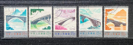 Used China 1978 T31 Highway Arch Bridge Stamps Bus Flower - Oblitérés