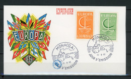 Z26-14 Monaco  Europa Cept 1966 FDC 1er Jour N° 698 + 699  A Saisir !!! - 1966