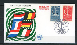 Z26-14 France  Europa Cept 1966 FDC 1er Jour N° 1490 + 1491  A Saisir !!! - 1966