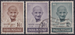 F-EX46219 INDIA 1948 MAHATMA GHANDI USED STAMPS LOT.  - Mahatma Gandhi