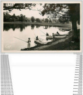 38 SAINT-ANDRE-LE-GAZ. Pêcheuse Lac Saint-Didier. Carte Photo - Saint-André-le-Gaz