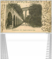 13 ROQUEFAVOUR. Depuis La Gare Au Pont Avec Ouvrier. Carte Pionnière 1902 - Roquefavour