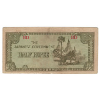 Billet, Birmanie, 1/2 Rupee, KM:13b, TB - Myanmar