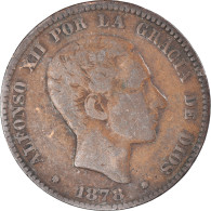 Monnaie, Espagne, 10 Centimos, 1878 - Primeras Acuñaciones
