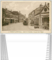 27 MARCILLY-SUR-EURE. Grande Rue Dépositaire Citroën Et Essence Azur. BYRRH Sur Volets - Marcilly-sur-Eure