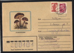 RUSSIA USSR Stationery USED ESTONIA  AMBL 1220 TARTU Mushrooms - Non Classificati