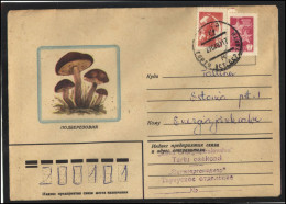 RUSSIA USSR Stationery USED ESTONIA  AMBL 1221 TARTU Mushrooms - Unclassified