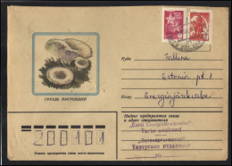 RUSSIA USSR Stationery USED ESTONIA  AMBL 1224 TARTU Mushrooms - Unclassified