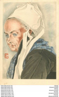 (XX) Illustrateur Géo Fourrier Visages Bretons. BARBA DE KEROUMEN Plougastel-Daoulas - Fourrier, G.