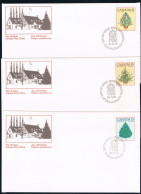 CANADA 1981 - "Christmas". 3 Buste Con Annullo Fdc - 1981-1990