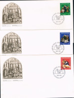 CANADA 1982 - "Christmas". 3 Buste Con Annullo Fdc - 1981-1990