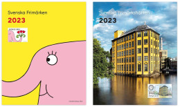 Sweden Suède Schweden 2023 Super Full Year Set Stamps Blocks And Booklets MNH - Full Years