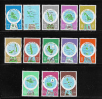 VANUATU  ( DIV - 281 )   1980 N° YVERT ET TELLIER  N°  596/608   N** - Vanuatu (1980-...)