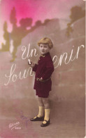 ENFANT - Gloria - Un Souvenir - Un Petit Garçon Blond - Carte Postale - Otros & Sin Clasificación