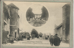 CPA (88) LIFFOL-le-GRAND - Carte Multi-vues - Aspect De L'Avenue De La GARE Et Du Caron En 1917 - Liffol Le Grand