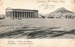 GRÈCE - Athènes - Le Temple De Thesée - Carte Postale Ancienne - Greece