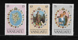 VANUATU  ( DIV - 287 )   1981   N° YVERT ET TELLIER  N°  628/630   N** - Vanuatu (1980-...)