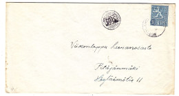 Finlande - Lettre De 1955 - Oblit Niitylahti - Avec Cachet Rural - - Lettres & Documents