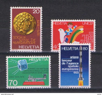 SVIZZERA:  1979  COMMEMORATIVI  -  4  S. CPL. N. -  YV/TELL. 1092/95 - Neufs