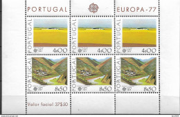 1977 Portugal  Mi.Bl.  20 **MNH  Europa: Landschaften. - 1977
