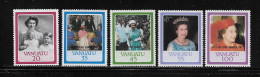 VANUATU  ( DIV - 312 )   1986   N° YVERT ET TELLIER  N°  735/739     N** - Vanuatu (1980-...)