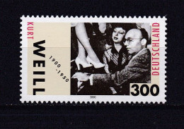 ALLEMAGNE FEDERALE 2000 TIMBRE N°1932 NEUF** MUSIQUE - Ungebraucht