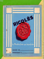 PROTEGE CAHIER  : RICQLES  La Menthe Qui Reconforte - Book Covers