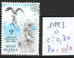 BELGIQUE 1993 Oblitéré Côte 0.30 € - Oblitérés