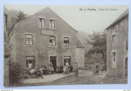 SY S/Ourthe "Ferrières" - Hôtel De La Ferme - Animée - Photo Belge Lumière Boitsfort - Circulé: 1934 - 2 Scans. - Ferrières