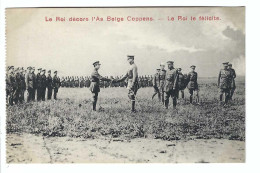 Le Roi Décore L'As Belge Coppens - Le Roi Le Félicite    PhoB - War 1914-18