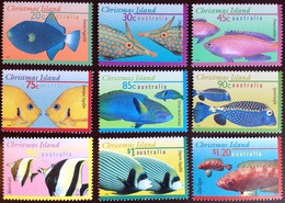 Christmas Island 1995 - 1997 Fish Definitives Set MNH - Poissons