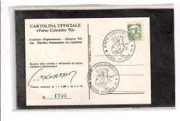 TEM19520  - GENOVA  12.2.1983    /  " VERSO COLOMBO '92 " - Christophe Colomb