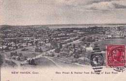 NEW HAVEN      NEW HAVEN & HARBOR FROM SUMMIT   + TIMBRE      PRECURSEUR             C C C 5044 - New Haven