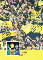 133  Borussia Dortmund, Champion Bundesliga 1996: C. Maximum 1er Jour D'Allemagne - Football Maximum Card From Germany - Clubs Mythiques