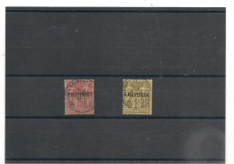 LEVANT ANNÉE 1885 N°Y/T : 2/3 OBLITÉRÉS - Used Stamps