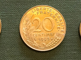 Münze Münzen Umlaufmünze Frankreich 20 Centimes 1995 - 20 Centimes