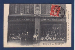 CPA [76] Seine Maritime > Rouen Commerce Shop Devanture Magasin Circulée - Rouen