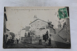 Cpa 1923, La Celle Saint Cloud, Rues De Vindé Et De Blignières, Yvelines 78 - La Celle Saint Cloud