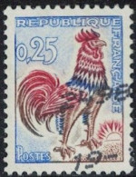 France 1962 Oblitéré Used Coq De Decaris 0f25 Y&T FR 1331 SU - 1962-1965 Cock Of Decaris