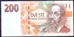 Czech Republic 200 Korun 1998 UNC P- 19d Serie F - Tchéquie